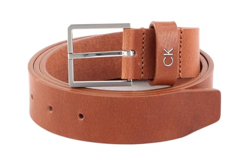 Calvin Klein Herren Gürtel Formal Belt 3.5 cm Ledergürtel, Braun (Cognac), 100 cm von Calvin Klein