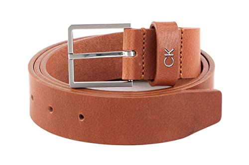 Calvin Klein Herren Gürtel Formal Belt 3.5 cm Ledergürtel, Braun (Cognac), 115 cm von Calvin Klein