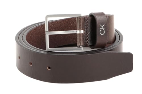 Calvin Klein Herren Gürtel Formal Belt 3.5 cm Ledergürtel, Braun (Dark Brown), 95 cm von Calvin Klein