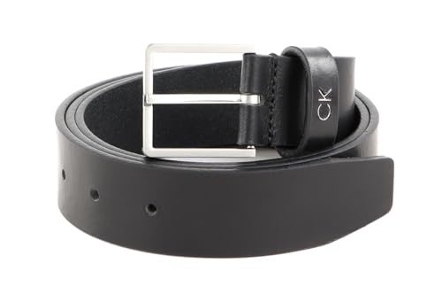 Calvin Klein Herren Gürtel Formal Belt 3.5 cm Ledergürtel, Schwarz (Ck Black), 100 cm von Calvin Klein