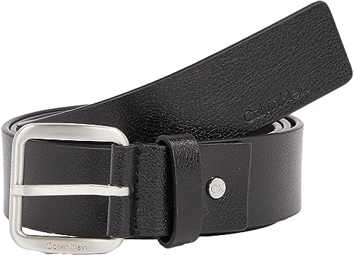 Calvin Klein Herren Gürtel Ledergürtel, Schwarz (Ck Black), 90 von Calvin Klein