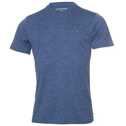 Calvin Klein Herren Harlem T-Shirt - Denim Marl - S von Calvin Klein