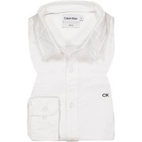 Calvin Klein Herren Hemd weiß Baumwoll-Stretch von Calvin Klein