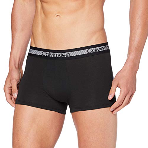 Calvin Klein Herren Trunk 3PK Hipster, Schwarz (Black 001), Small (Herstellergröße: S) von Calvin Klein