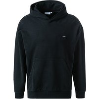 Calvin Klein Herren Hoodie schwarz Baumwolle unifarben von Calvin Klein