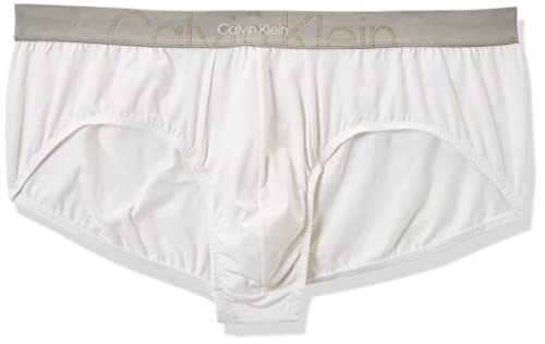 Calvin Klein Herren 000NB3298A Hip Briefs, Weiß (White), M von Calvin Klein Jeans