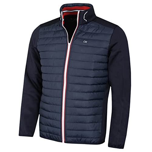 Calvin Klein Herren Hyrbid Jacke - Navy - M. von Calvin Klein