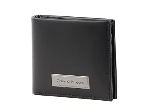 Calvin Klein Herren Inst Rfid Bifold W/Coin Geldbörse, Schwarz, Einheitsgröße, schwarzes, Tek Beden, Casual von Calvin Klein