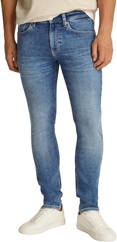 Calvin Klein Herren Jeans Hose Skinny Fit, Blau (Denim Light), 32W/33L von Calvin Klein