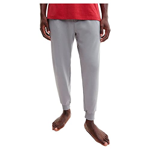 Calvin Klein Herren Jogger 000nm2175e Hose, Faded Grey, L von Calvin Klein Jeans