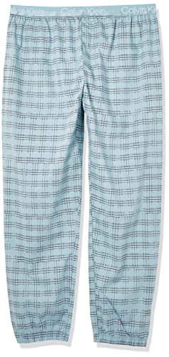 Calvin Klein Herren Jogger 000NM2182E Hosen, Blau (Scatter Plaid_Tourmaline), M von Calvin Klein Jeans