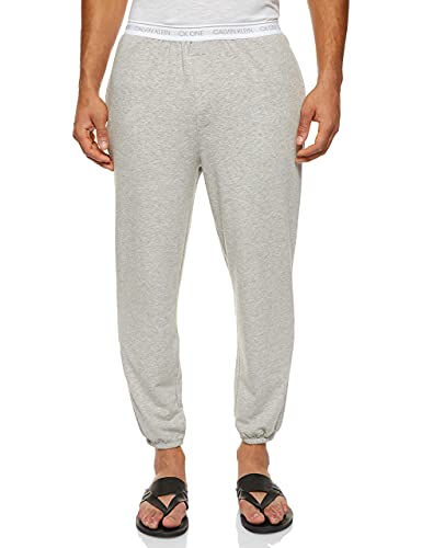 Calvin Klein Herren Jogginghose Jogger mit Stretch, Grau (Grey Heather), M von Calvin Klein