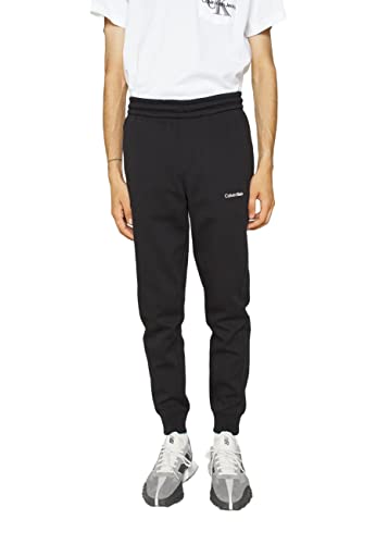 Calvin Klein Herren Jogginghose Micro Logo Repreve Lang, Schwarz (Ck Black), L von Calvin Klein Jeans