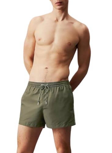 Calvin Klein Herren KM0KM00955 Medium Drawstring, Grün (Battle Green), 5XL von Calvin Klein