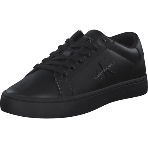 Calvin Klein Jeans Herren Cupsole Sneaker mit Logo, Mehrfarbig (Triple Black), 45 von Calvin Klein Jeans