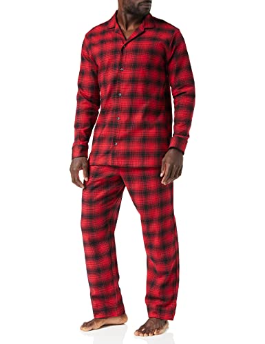 Calvin Klein Herren L/S Pant Set 000NM2204E Pyjamas, Rot (Ck Shadow Plaid_Exact), XL von Calvin Klein Jeans
