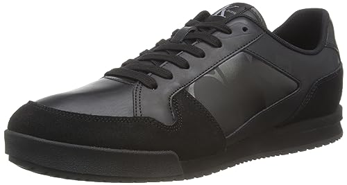 Calvin Klein Jeans – Low Profile Runner Mix, Herren-Sneaker, Triple Black, 40 EU von Calvin Klein Jeans