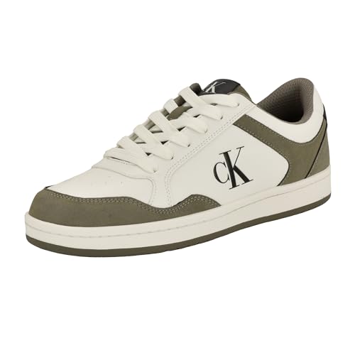 Calvin Klein Herren Laspian Sneaker, Elfenbein/Grau Multi 150, 44 EU von Calvin Klein
