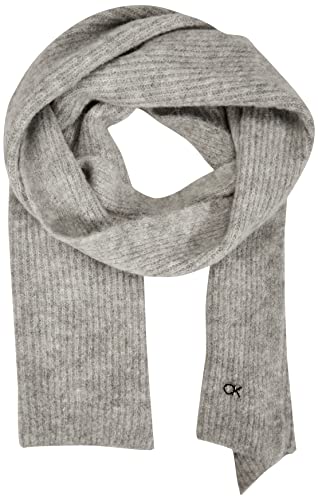 Calvin Klein Herren LUX Wool Scarf 30X180 K50K509705 Schals, Grau (Grey Fog), OS von Calvin Klein Jeans