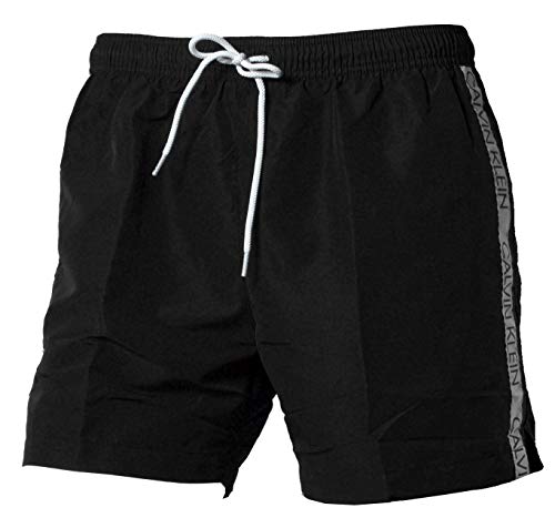 Calvin Klein Herren MEDIUM Drawstring Badehose, Pvh Black Beh 383, M von Calvin Klein