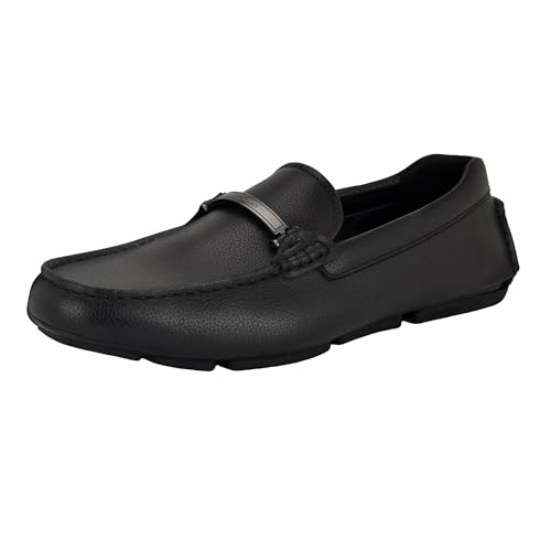 Calvin Klein Herren Maslo Fahrer-Slipper, Schwarz 001, 45 EU von Calvin Klein