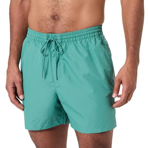 Calvin Klein Herren Medium Drawstring Lv00N61109 Boardshorts, Green (Wild Green), L von Calvin Klein