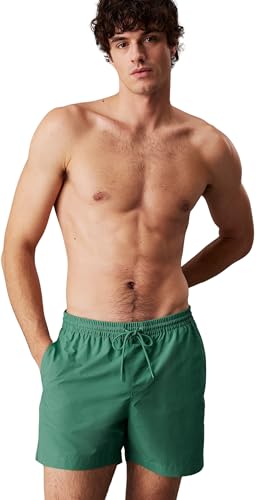 Calvin Klein Herren Medium Drawstring Lv00N61109 Boardshorts, Green (Wild Green), M von Calvin Klein