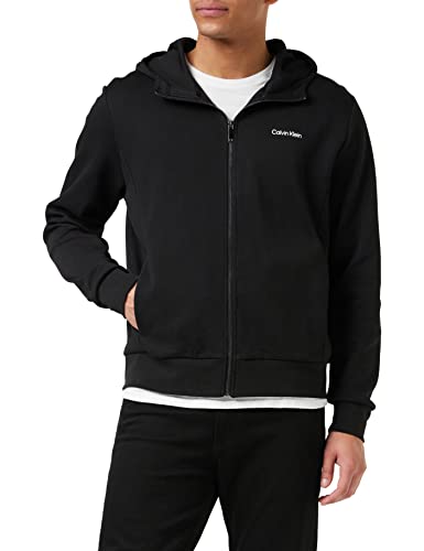 Calvin Klein Jeans Herren Micro Logo Zip Thru Jacket K10K109697 Hoodies, Schwarz (Ck Black), M von Calvin Klein Jeans