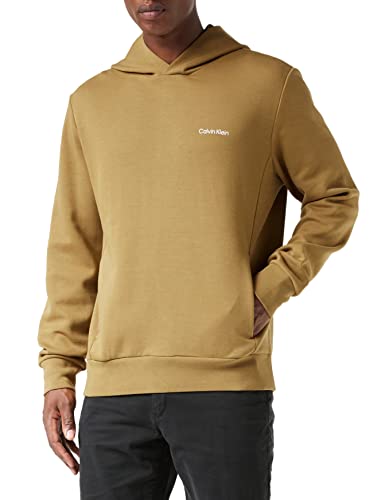 Calvin Klein Herren Micro Logo Repreve K10K109927 Hoodies, Braun (Caramel), M von Calvin Klein