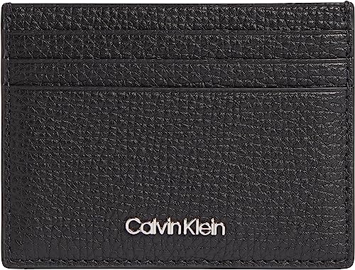 Calvin Klein Minimalism Cardholder 6Cc Geldbörsen, Herren, Schwarz (Ck Black), Os von Calvin Klein