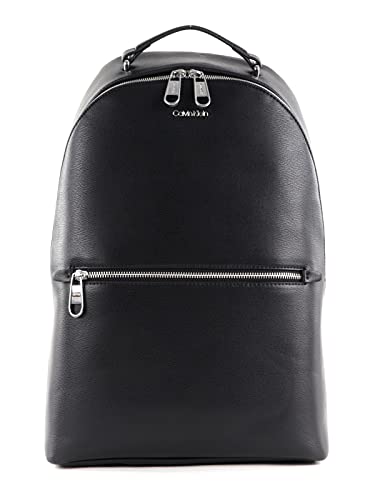 Calvin Klein Herren Minimalism Round Bp Rucksack, Schwarz, Medium von Calvin Klein