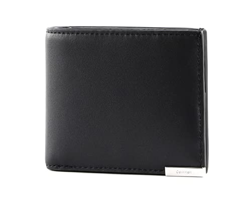 Calvin Klein Herren MODERN Plaque Bifold 5CC W/Coin K50K509976 Geldbörsen, Schwarz (Ck Black) von Calvin Klein