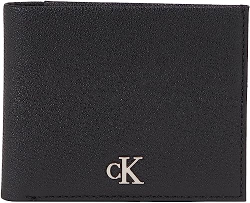 Calvin Klein Jeans Herren Portemonnaie Mono Leder, Schwarz (Black), Onesize von Calvin Klein