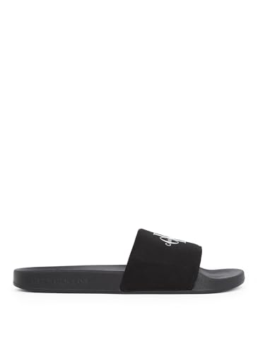 Calvin Klein Herren Monogram Ym0Ym01271 Slides, Black (Triple Black), 44 EU von Calvin Klein