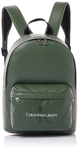 Calvin Klein Herren Monogram Soft Campus BP40 Rucksack, Green von Calvin Klein