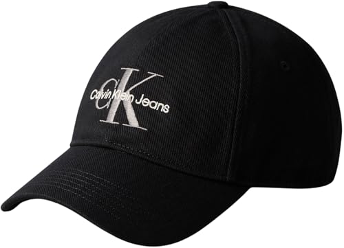 Calvin Klein Herren Monologo Embroidery Baseball Cap Lv04G5004G Verschluss, Black (Black), Einheitsgröße von Calvin Klein