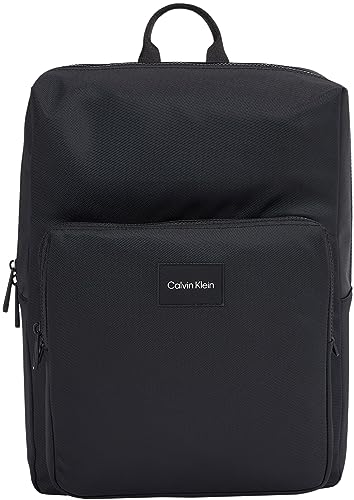 Calvin Klein Herren Must T Squared BP K50K510534 Rucksäcke, Schwarz (Ck Black) von Calvin Klein