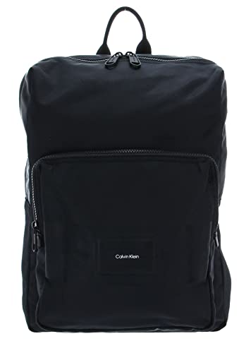 Calvin Klein Herren Rucksack Ck Must T Squared Campus Bp Handgepäck, Schwarz (Ck Black), Einheitsgröße von Calvin Klein