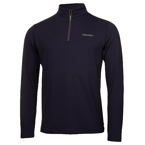 Calvin Klein Herren Newport Halb Reißverschluss Pullover - Marineblau - XXL von Calvin Klein