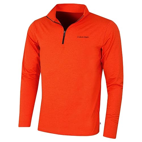 Calvin Klein Herren Newport Pullover – Würziger Orangenmergel – M von Calvin Klein