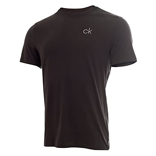 Calvin Klein Herren Newport T Moisture Wicking Leichtes T-Shirt - Schwarz - M von Calvin Klein