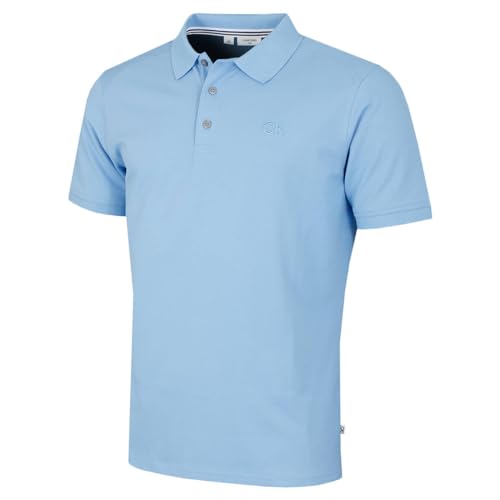 Calvin Klein Herren North Coast Poloshirt - Himmel - M von Calvin Klein