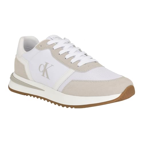 Calvin Klein Herren Picio Sneaker, Hellgrau/Weiß 050, 40 EU von Calvin Klein