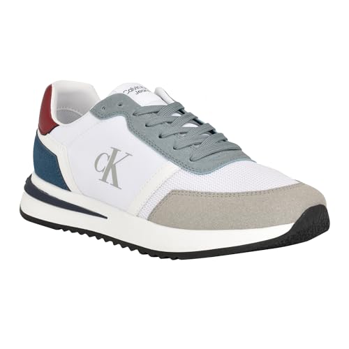 Calvin Klein Herren Picio Sneaker, Medium Grey Multi 031, 45 EU von Calvin Klein