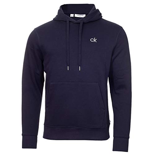 Calvin Klein Herren Planet Fleece Umweltfreundlich Hoodie - Marine - XL von Calvin Klein