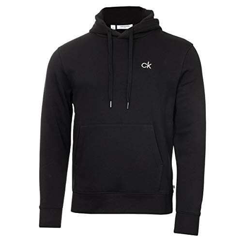 Calvin Klein Herren Planet Fleece Umweltfreundlich Hoodie - Schwarz - XL von Calvin Klein