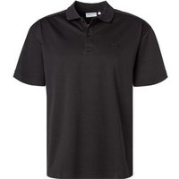 Calvin Klein Herren Polo-Shirt schwarz Baumwoll-Jersey von Calvin Klein