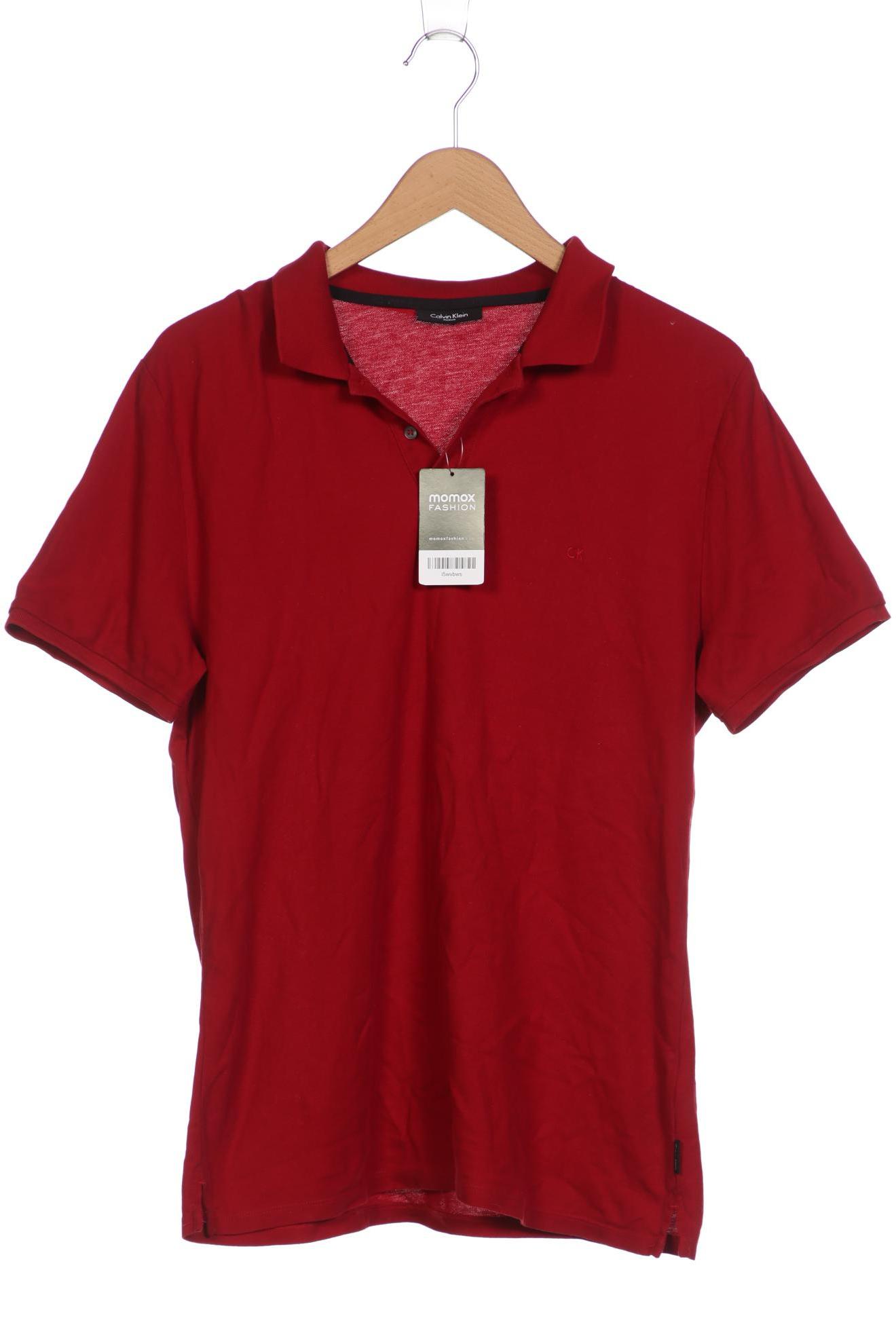 Calvin Klein Herren Poloshirt, rot von Calvin Klein