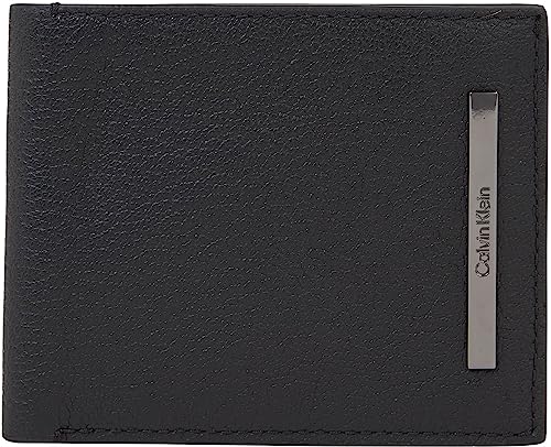 Calvin Klein Herren Portemonnaie Modern Bar Bifold Leder, Schwarz (Ck Black), Onesize von Calvin Klein