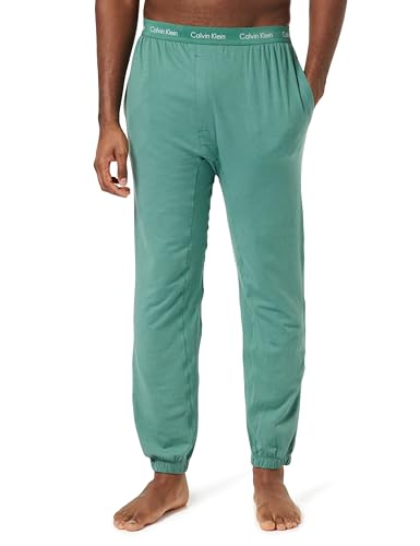 Calvin Klein Herren Pyjamahose Jogger Lang, Grün (Sagebush Green), M von Calvin Klein